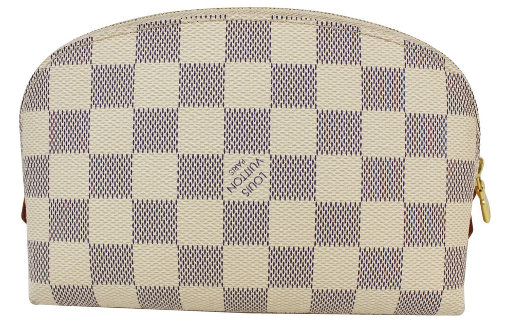 LOUIS VUITTON Damier Azur Canvas Cosmetic Pouch