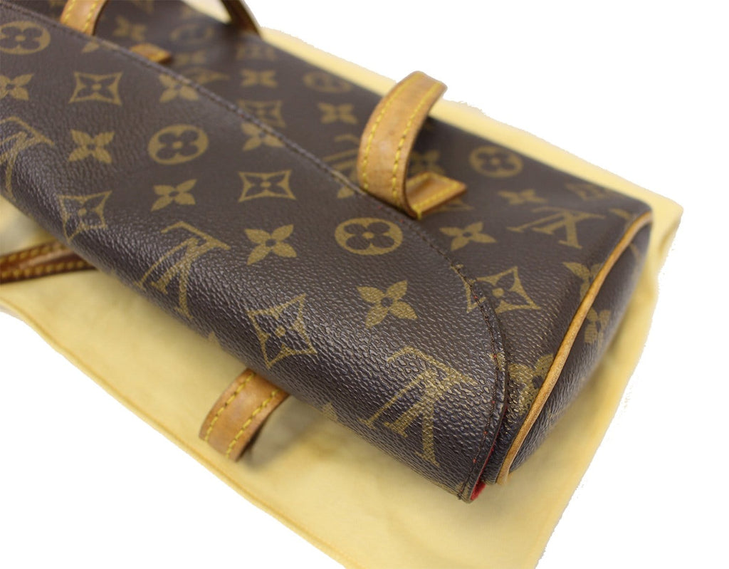 LOUIS VUITTON Monogram Canvas Sonatine Satchel Bag