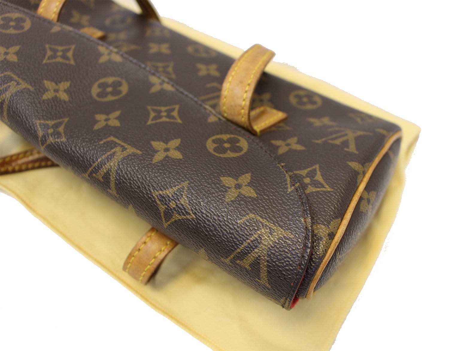 LOUIS VUITTON Monogram Canvas Sonatine Satchel Bag