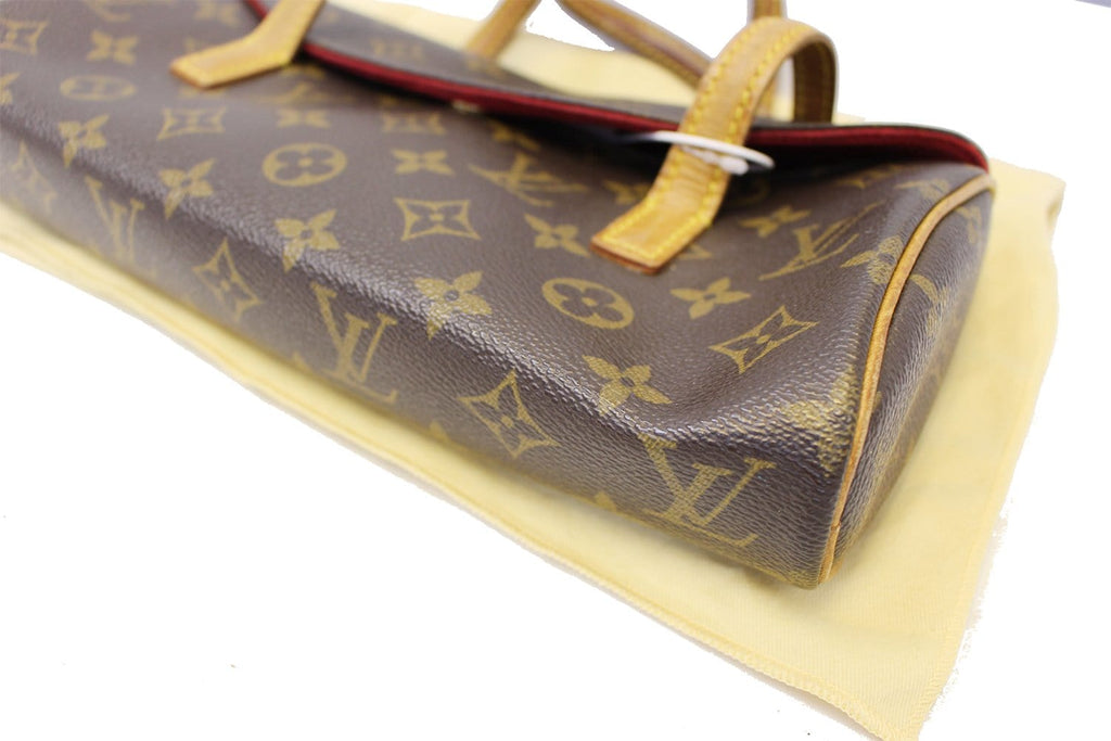 LOUIS VUITTON Monogram Canvas Sonatine Satchel Bag