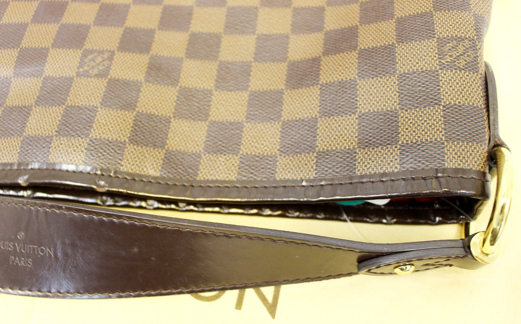 LOUIS VUITTON Damier Ebene Delightful PM NM Shoulder Bag