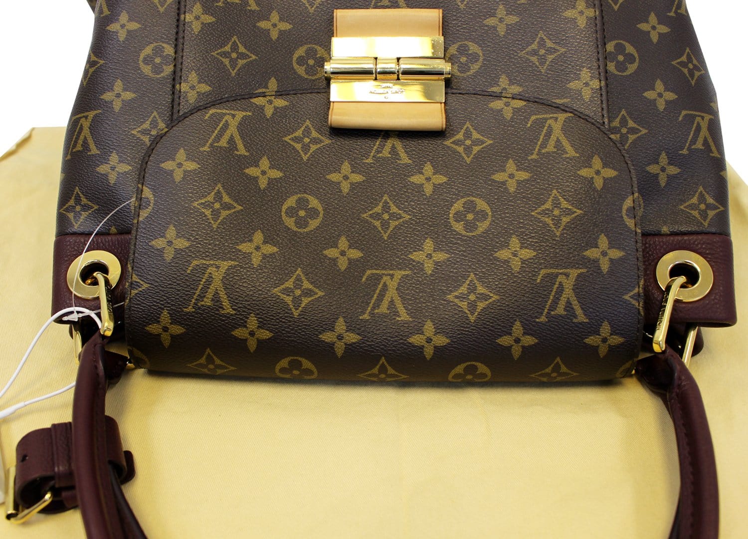 LOUIS VUITTON Olympe Aurore Monogram Canvas Satchel Shoulder Bag - 15% OFF