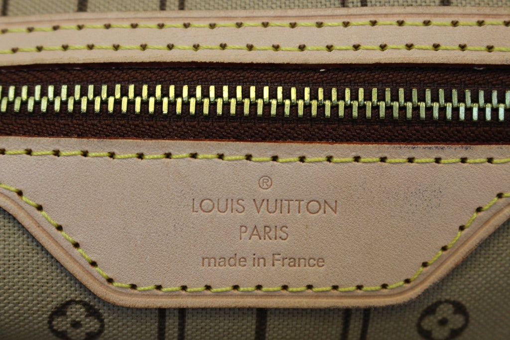 LOUIS VUITTON Neverfull MM Monogram Canvas Brown Tote Bag