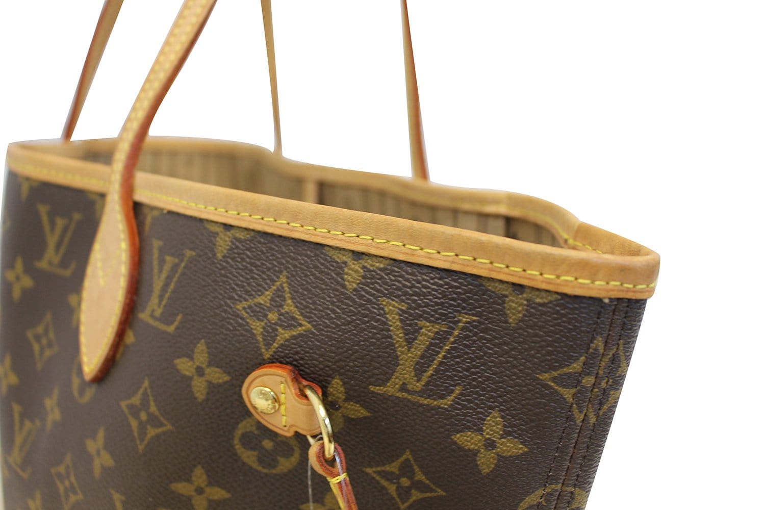 LOUIS VUITTON Neverfull MM Monogram Canvas Brown Tote Bag