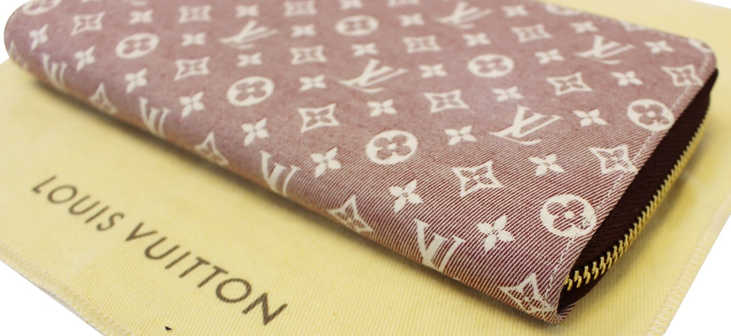 LOUIS VUITTON Mini Lin Ebene Monogram Zippy Wallet
