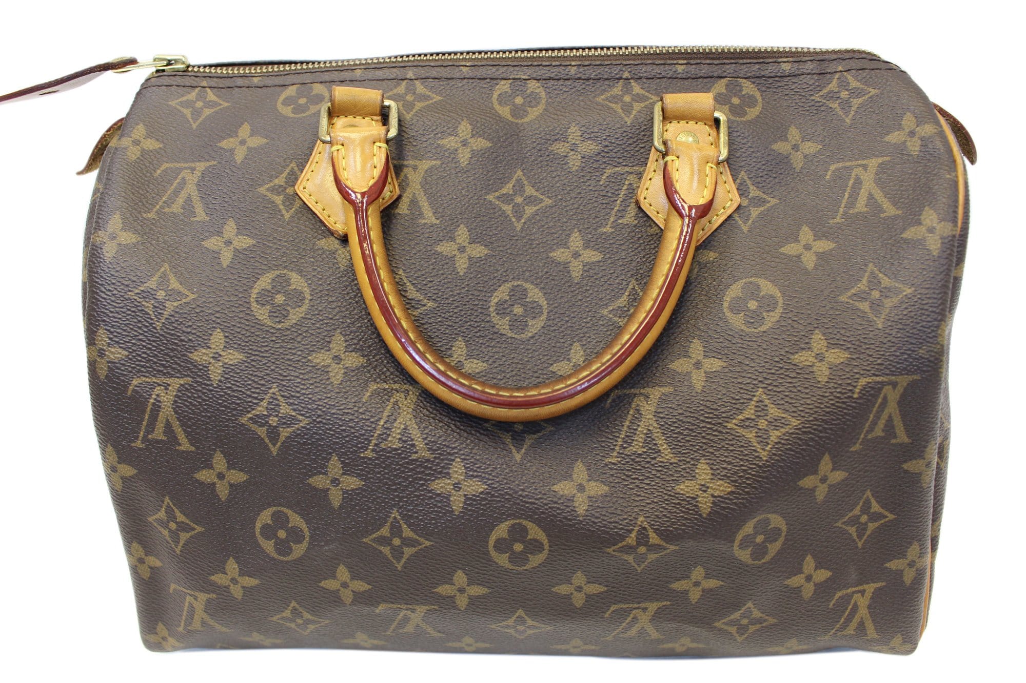 LOUIS VUITTON Speedy 30 Monogram Canvas Satchel Bag