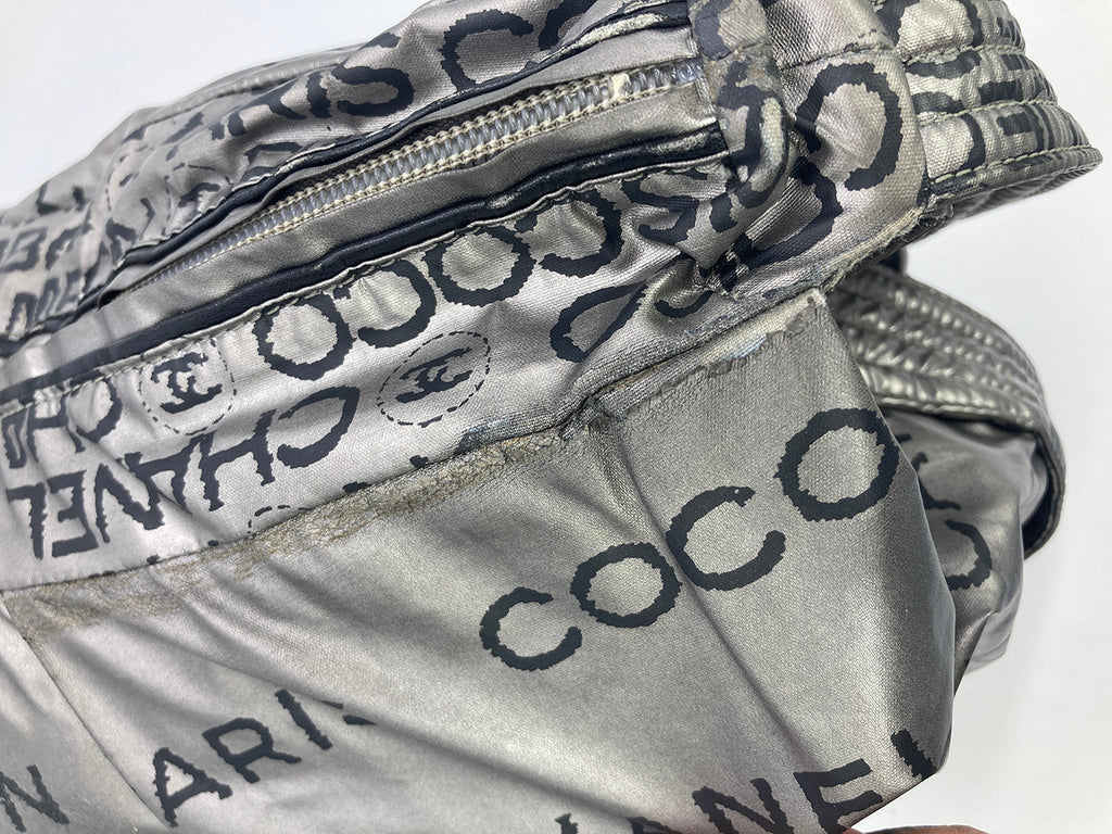 Vintage Chanel SiLouis Vuittoner Nylon Unlimited 31 Rue Cambon Shoulder Bag