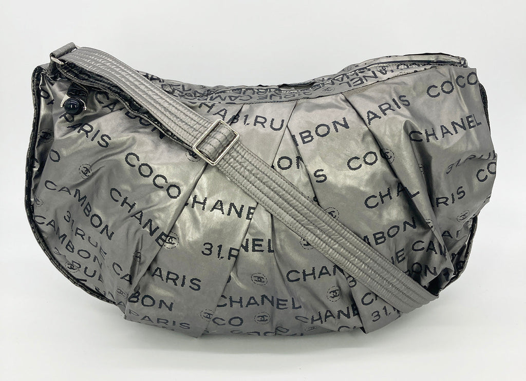 Vintage Chanel SiLouis Vuittoner Nylon Unlimited 31 Rue Cambon Shoulder Bag