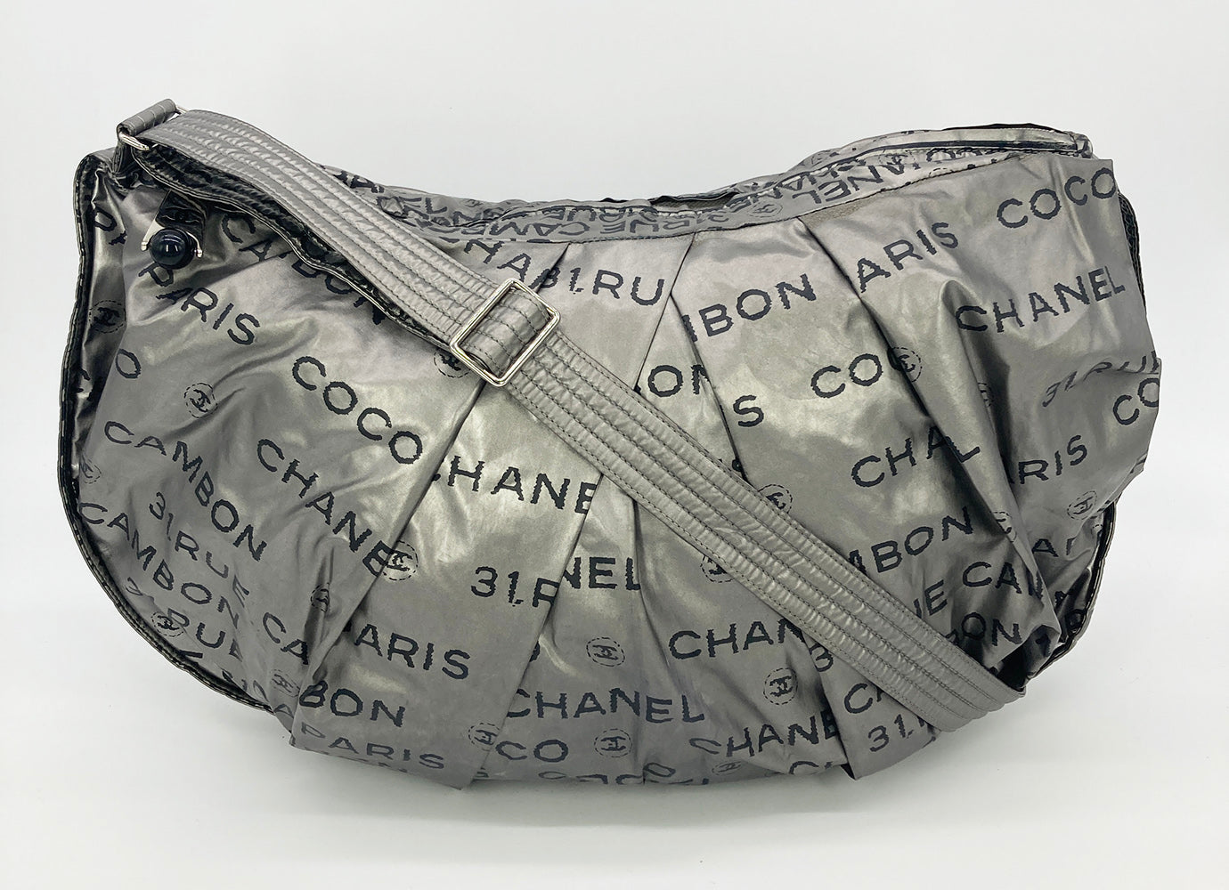 Vintage Chanel SiLouis Vuittoner Nylon Unlimited 31 Rue Cambon Shoulder Bag