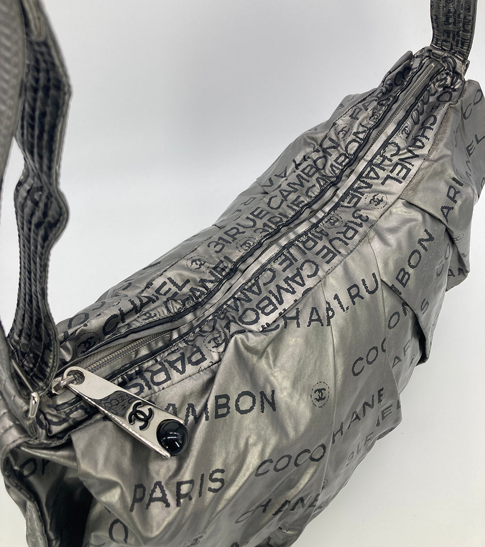 Vintage Chanel SiLouis Vuittoner Nylon Unlimited 31 Rue Cambon Shoulder Bag
