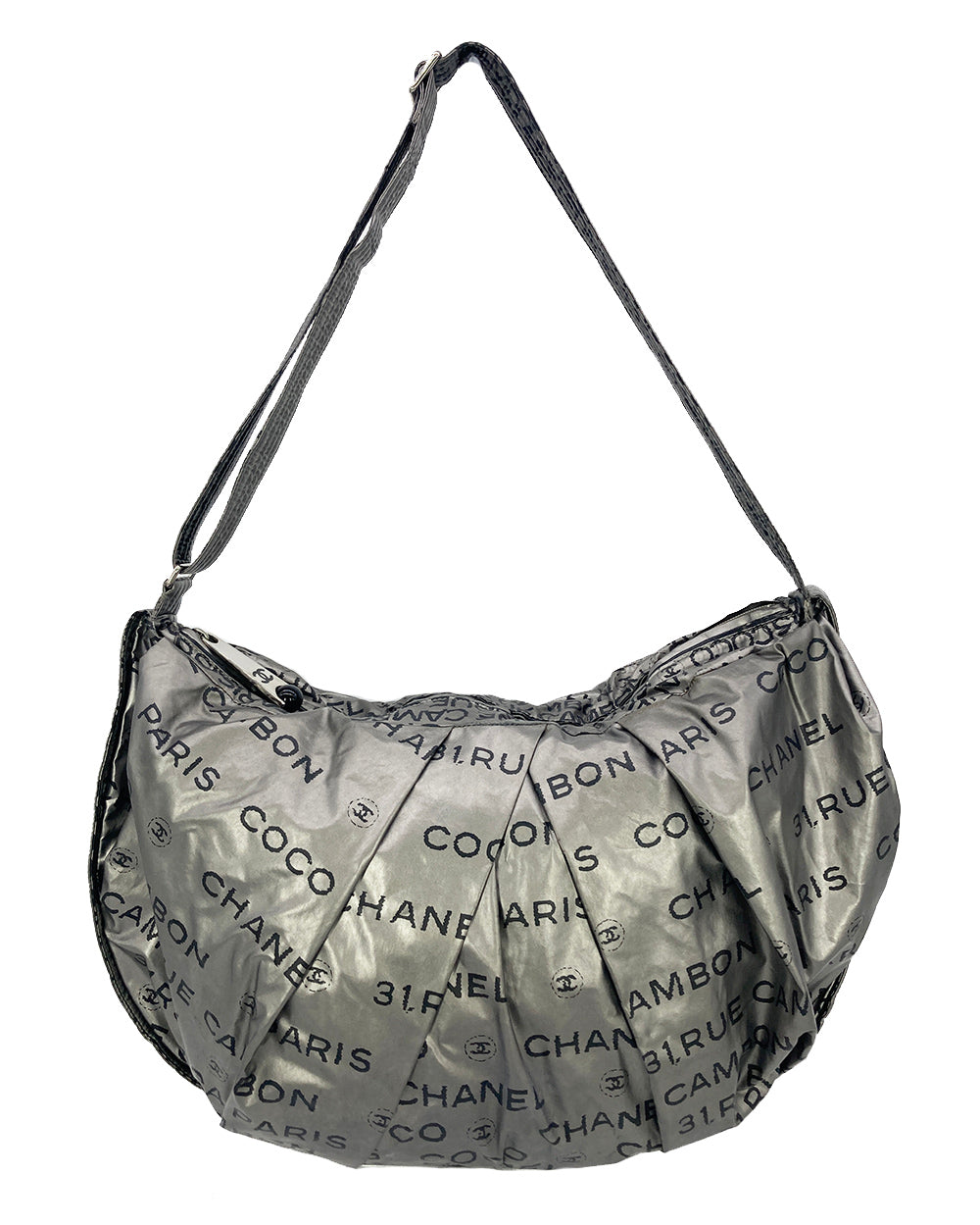 Vintage Chanel SiLouis Vuittoner Nylon Unlimited 31 Rue Cambon Shoulder Bag