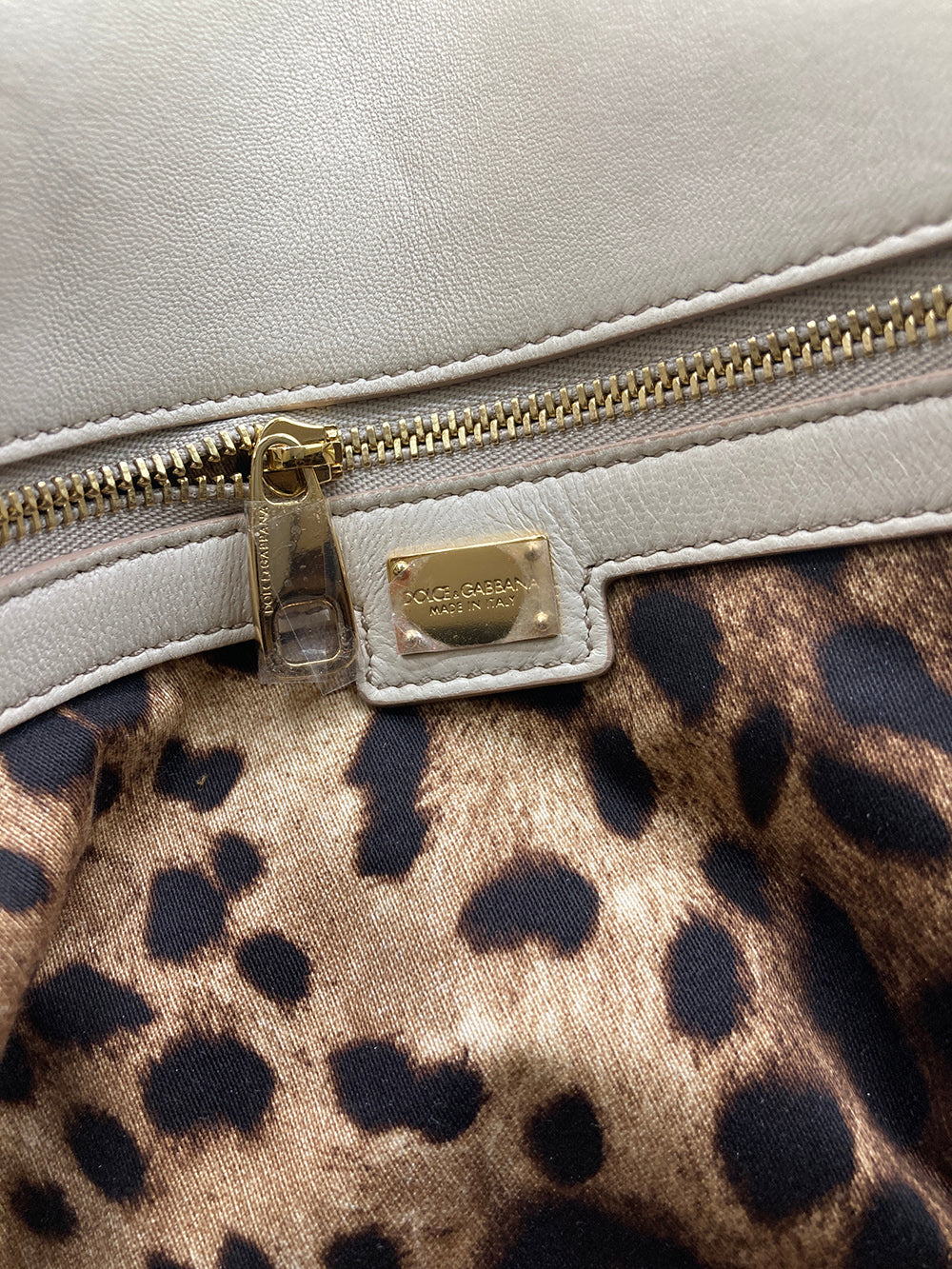 DolCeline & Gabbana Crystal Raffia Flap Shoulder Bag