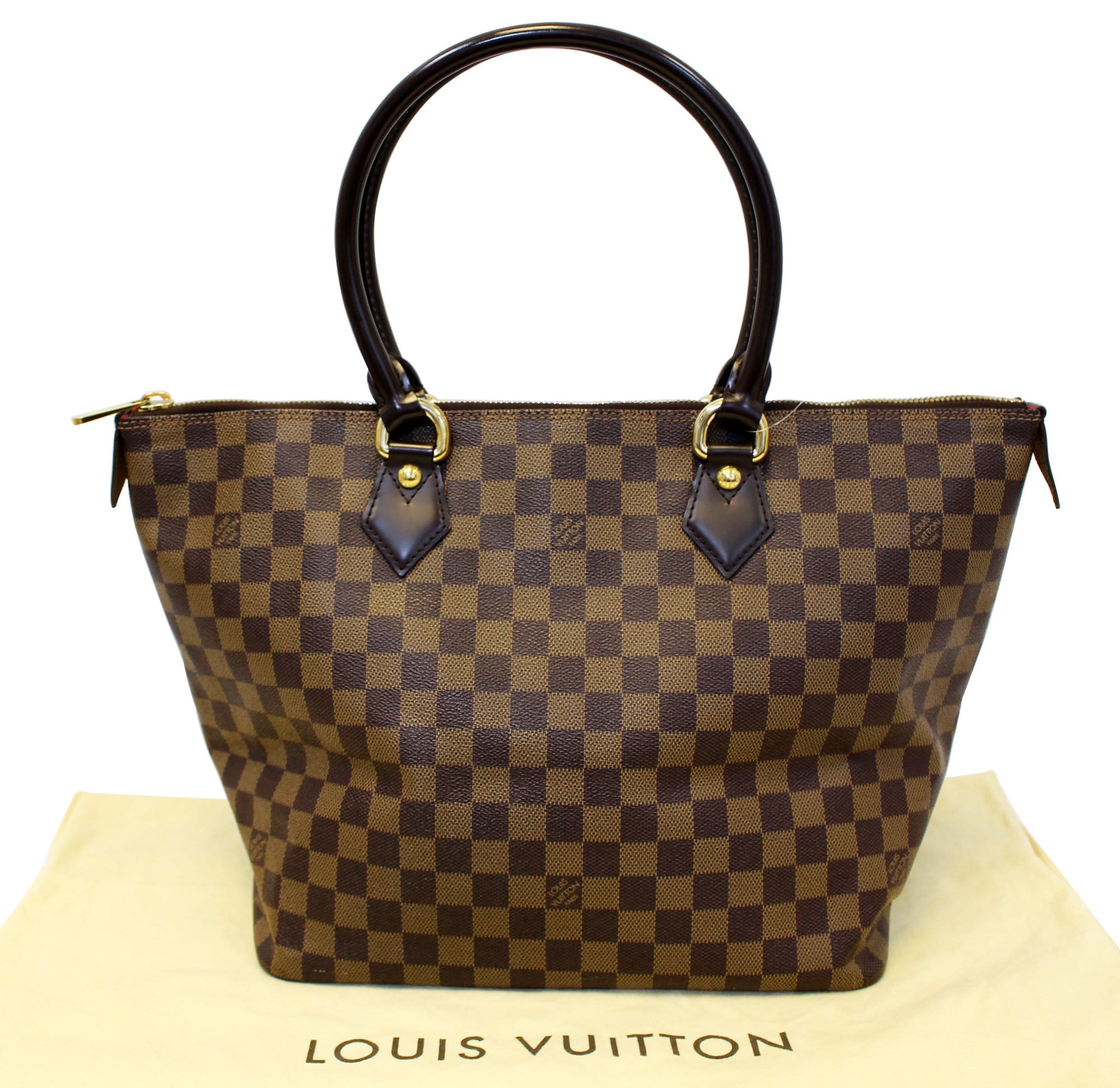 LOUIS VUITTON Saleya MM Damier Ebene Shoulder Bag