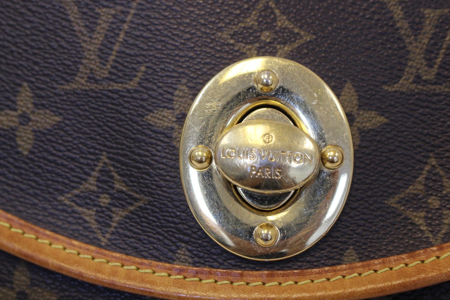 LOUIS VUITTON Tulum GM Monogram Canvas Shoulder Bag