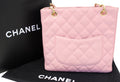 Chanel PST Petit Shopping Caviar Leather Leather Tote Bag Pink