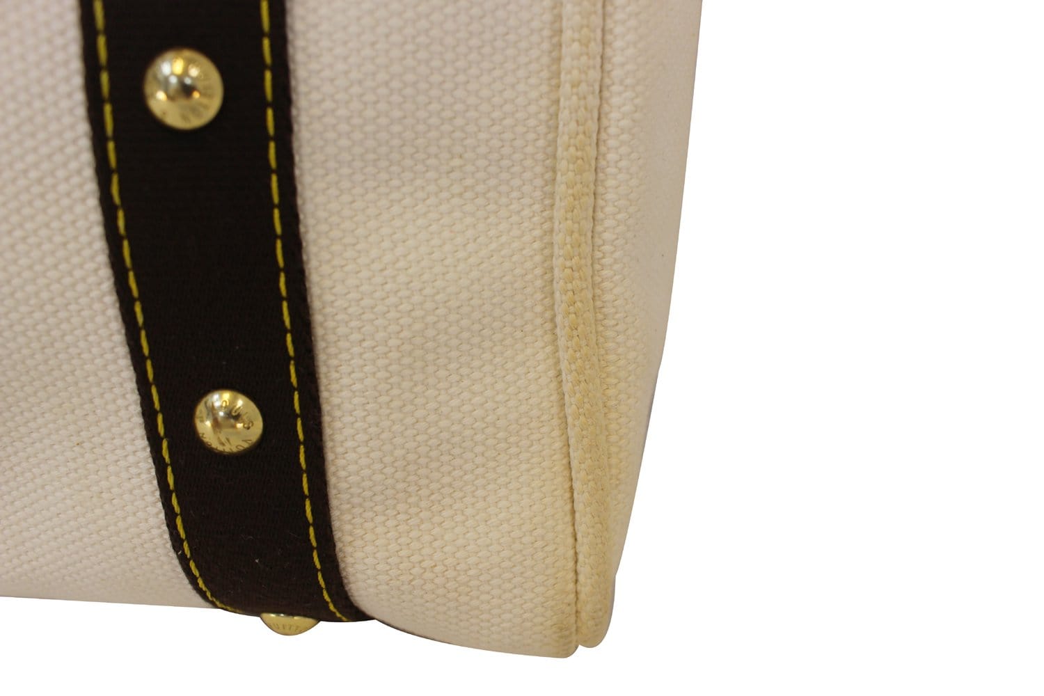 LOUIS VUITTON Limited Edition Cream Canvas Antigua Cabas MM Bag - Final Call