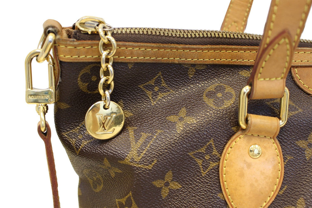LOUIS VUITTON Monogram Canvas Palermo PM Brown Shoulder Bag