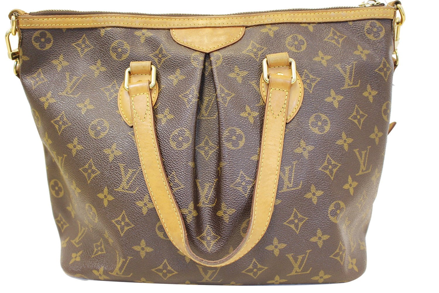 LOUIS VUITTON Monogram Canvas Palermo PM Brown Shoulder Bag