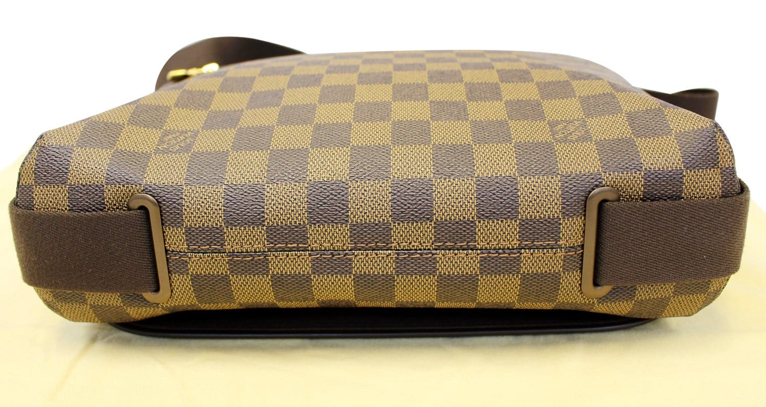 LOUIS VUITTON Damier Ebene Brooklyn MM Crossbody Bag