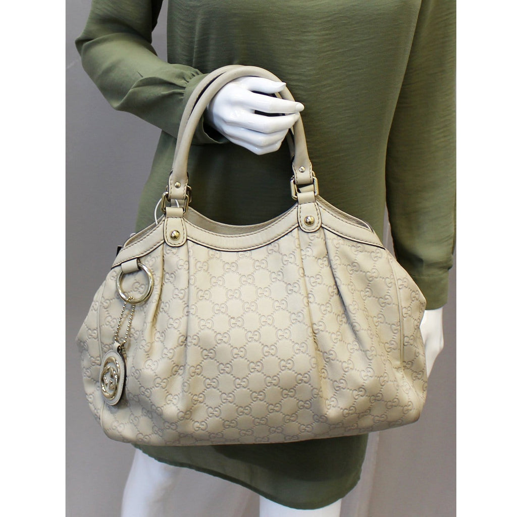 Gucci Sukey Gucci Guccissima Leather Medium Tote Bag