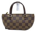LOUIS VUITTON Damier Ebene Brown Pouch