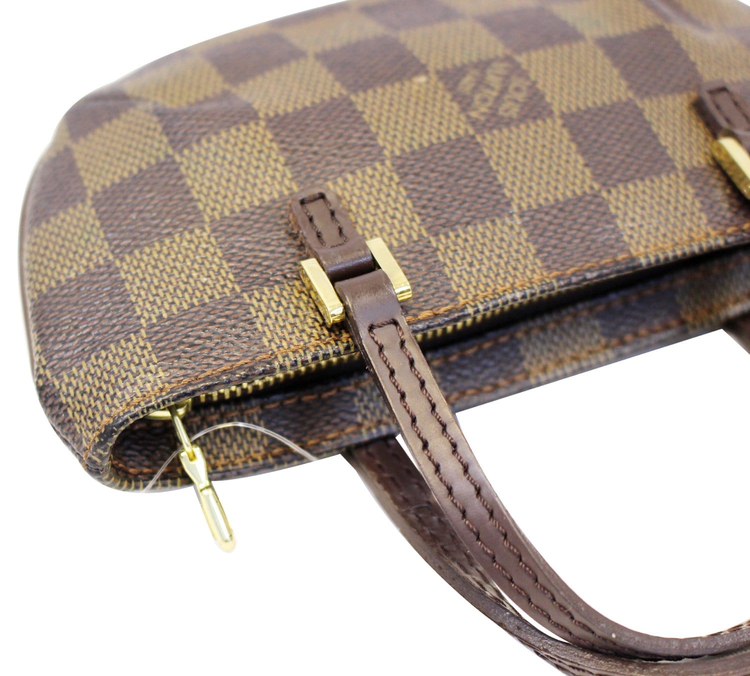 LOUIS VUITTON Damier Ebene Brown Pouch