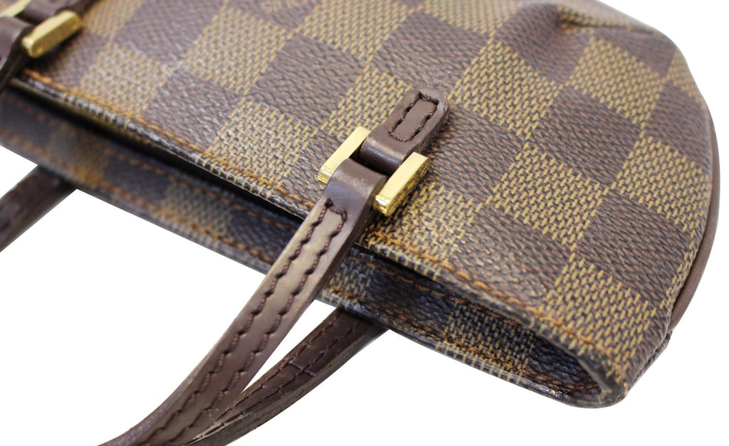 LOUIS VUITTON Damier Ebene Brown Pouch