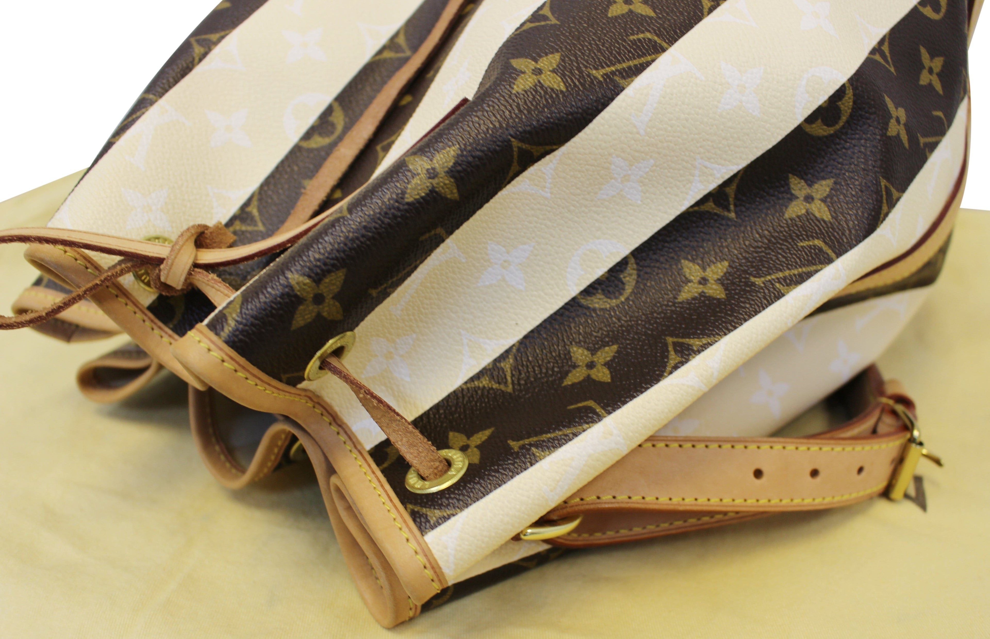 LOUIS VUITTON Noe Large Monogram Rayure Shoulder Bag