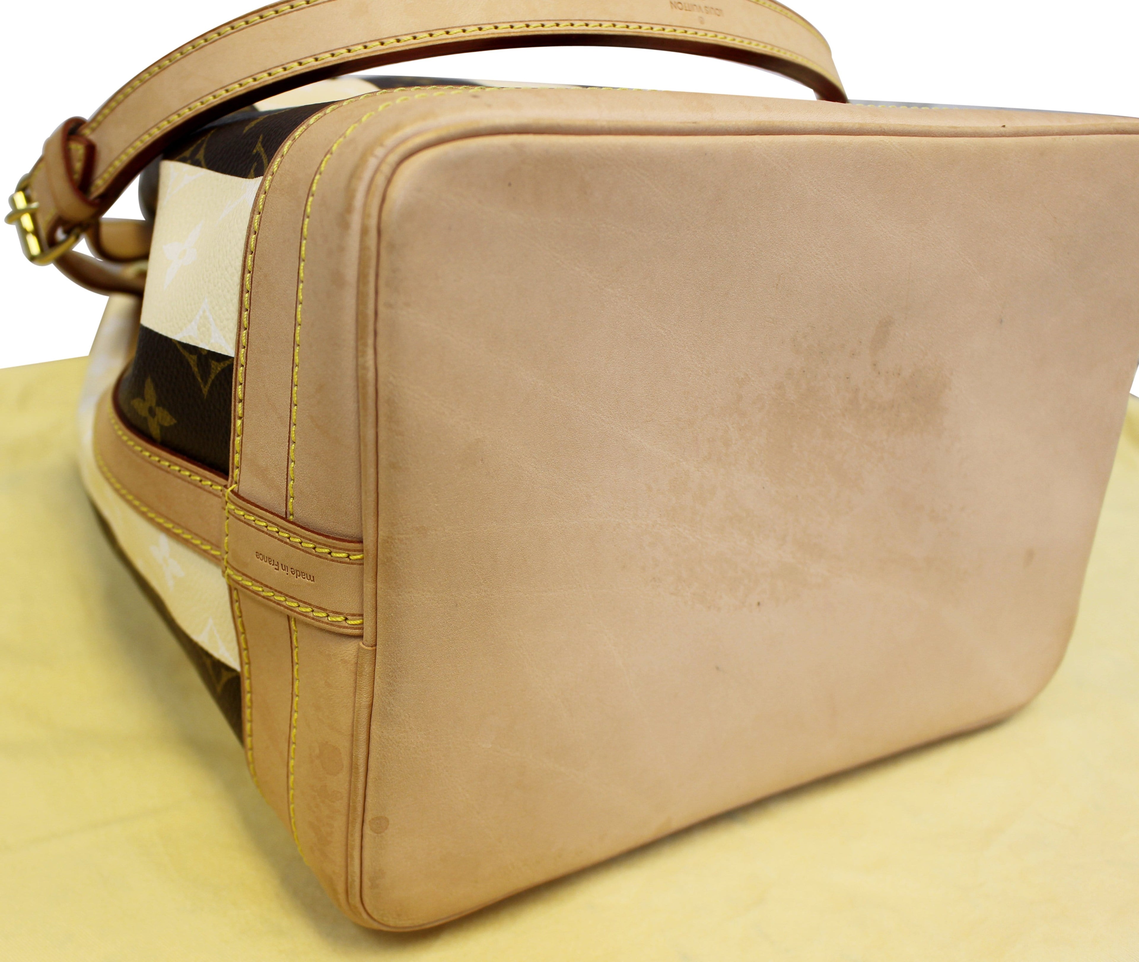 LOUIS VUITTON Noe Large Monogram Rayure Shoulder Bag