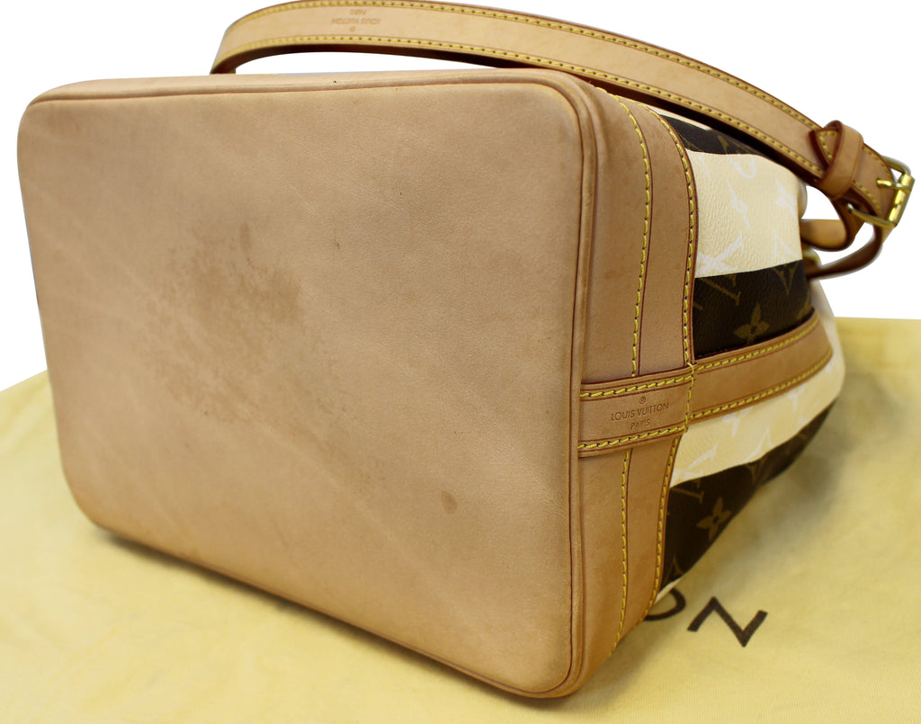 LOUIS VUITTON Noe Large Monogram Rayure Shoulder Bag