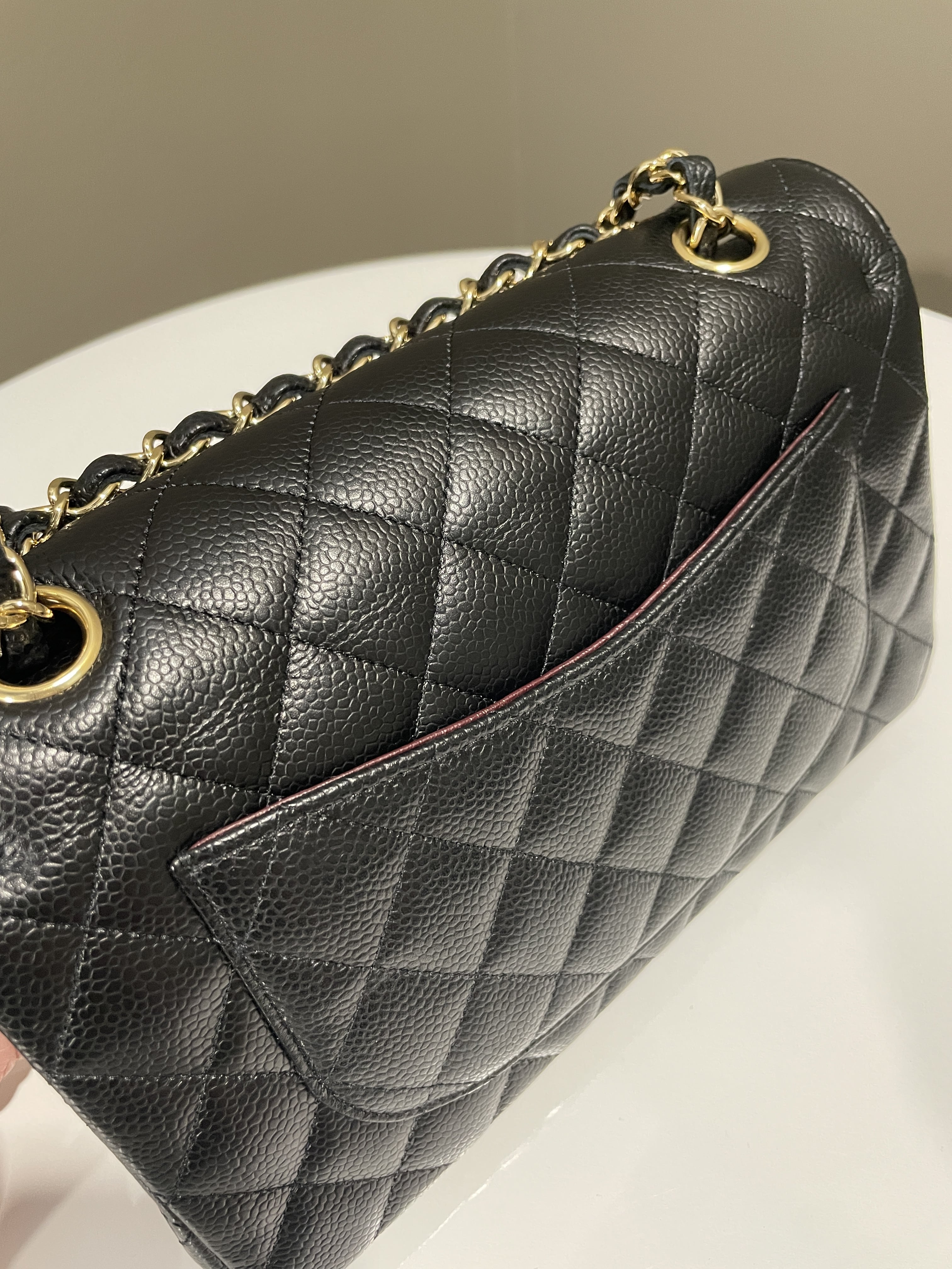 Chanel Classic Quilted Small Double Flap Black Caviar