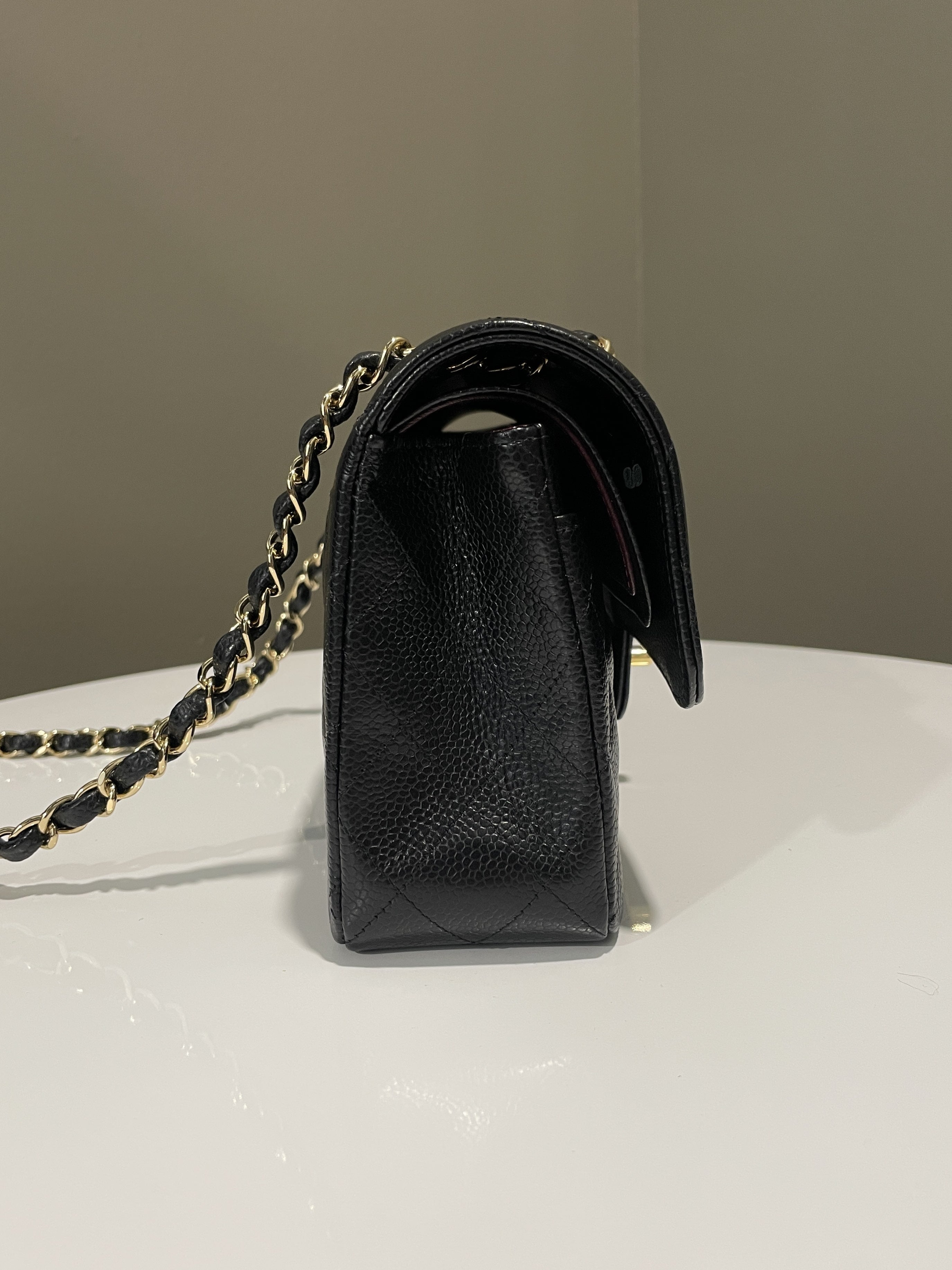 Chanel Classic Quilted Small Double Flap Black Caviar