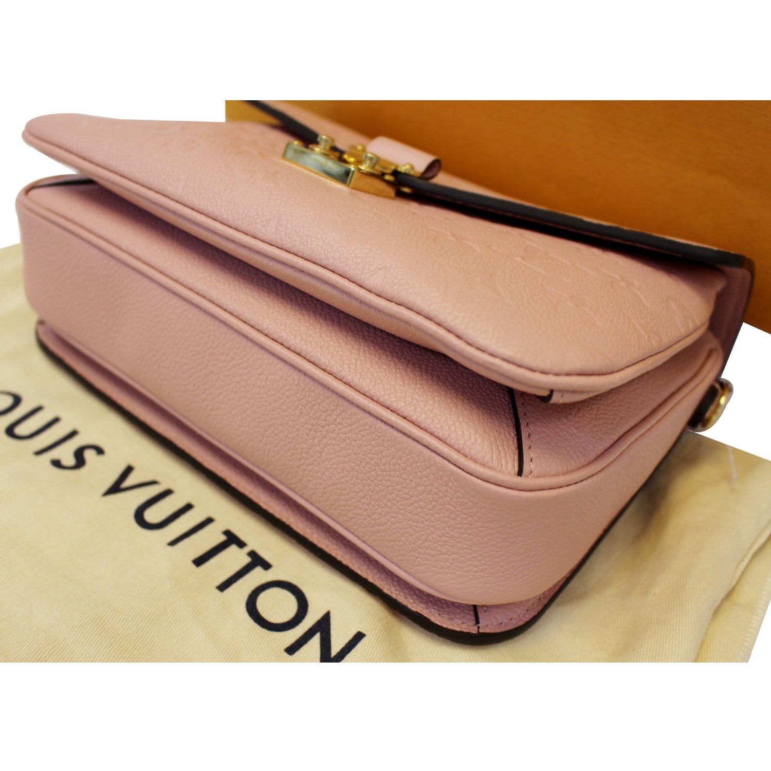 LOUIS VUITTON Metis Pochette Empreinte Crossbody Bag Rose Poudre