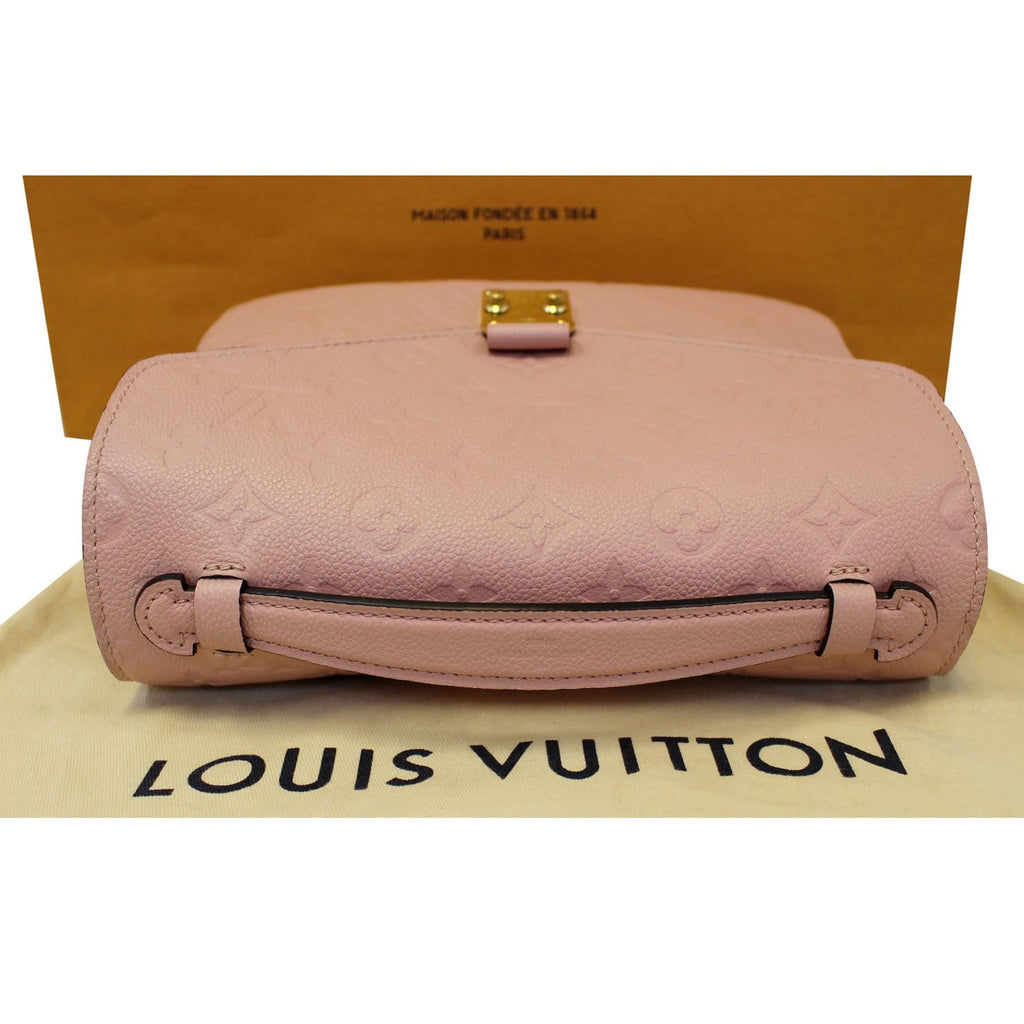 LOUIS VUITTON Metis Pochette Empreinte Crossbody Bag Rose Poudre