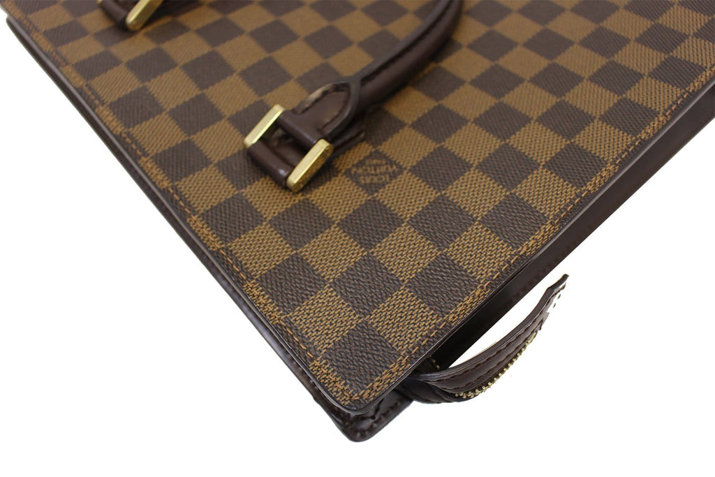LOUIS VUITTON Damier Canvas Venice Sac-Plat Tote Bag