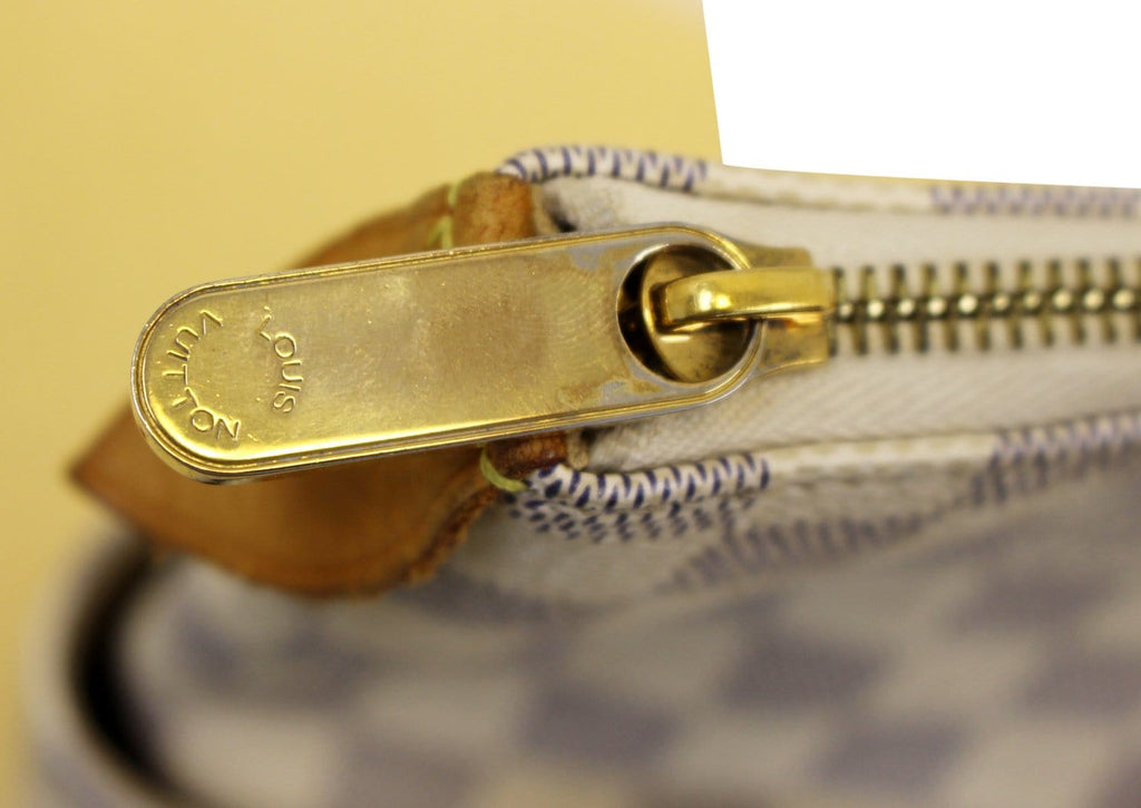 LOUIS VUITTON Damier Azur Totally GM Tote Shoulder Bag