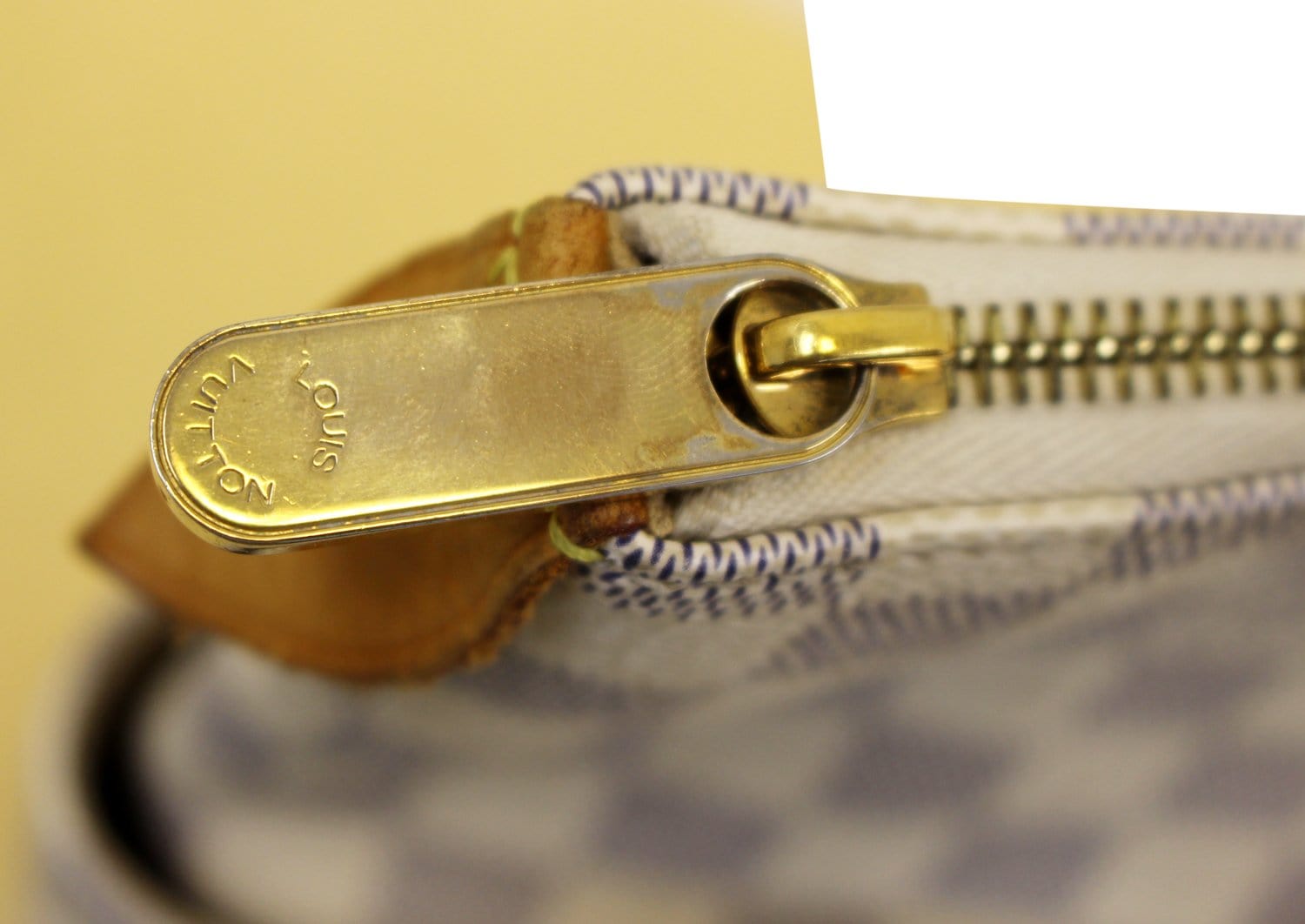 LOUIS VUITTON Damier Azur Totally GM Tote Shoulder Bag