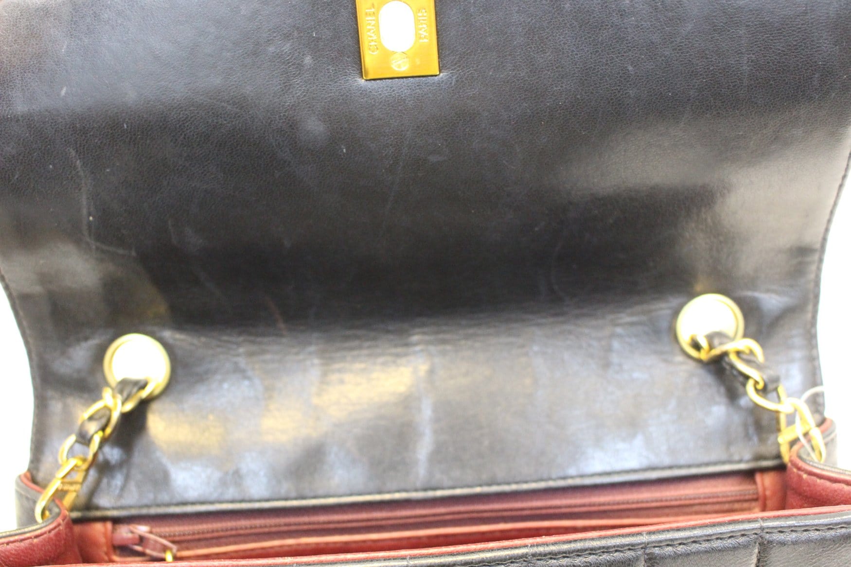 Chanel Shoulder Bag - CHANEL Purse Vertical Caviar Leather Leather