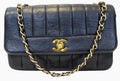 Chanel Shoulder Bag - CHANEL Purse Vertical Caviar Leather Leather