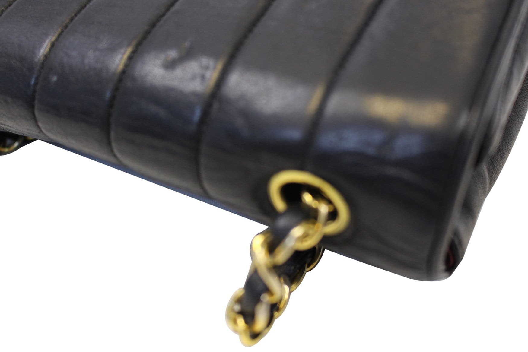 Chanel Shoulder Bag - CHANEL Purse Vertical Caviar Leather Leather