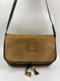 Loewe Vintage Suede Crossbody Bag