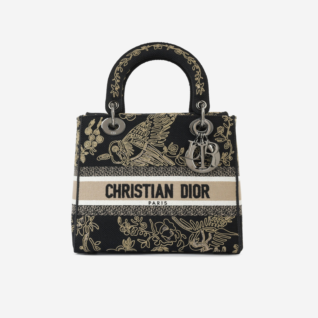 MeDiorum Lady D-Lite - Black Embroidered Toile