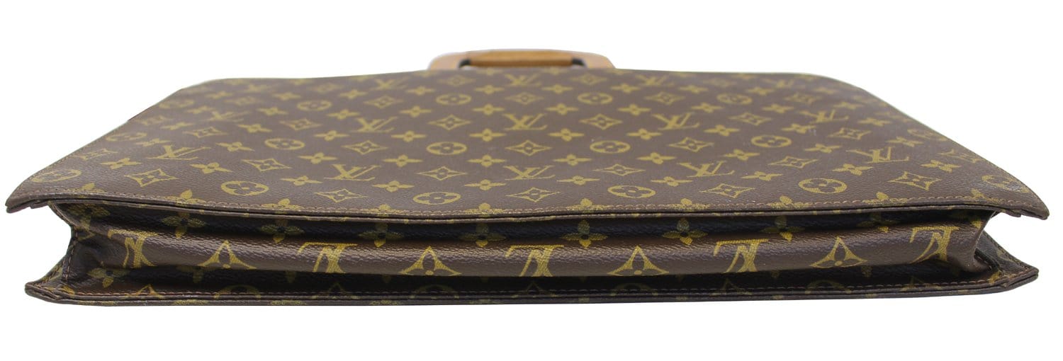 LOUIS VUITTON Monogram Canvas Brown Document Briefcase Bag