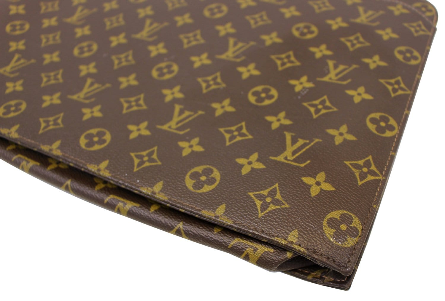LOUIS VUITTON Monogram Canvas Brown Document Briefcase Bag