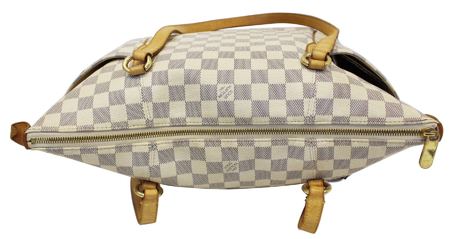 LOUIS VUITTON Damier Azur Totally MM Shoulder Handbag