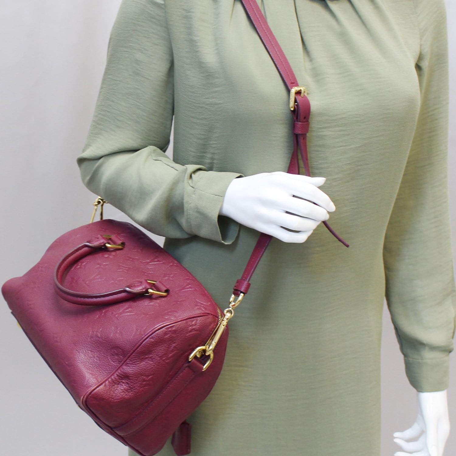 Louis Vuitton Empreinte Leather Speedy Bandouliere 25 Shoulder Bag