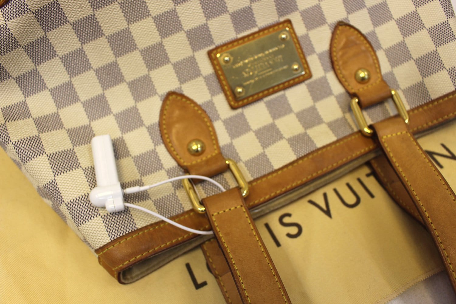 LOUIS VUITTON Damier Azur Hampstead PM Shoulder Bag