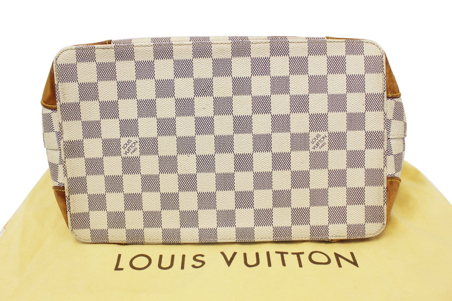 LOUIS VUITTON Damier Azur Hampstead PM Shoulder Bag
