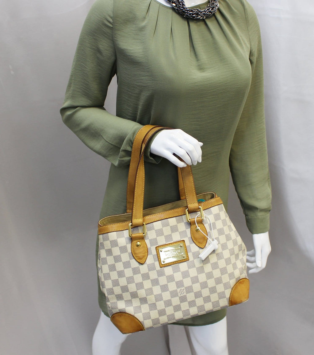 LOUIS VUITTON Damier Azur Hampstead PM Shoulder Bag