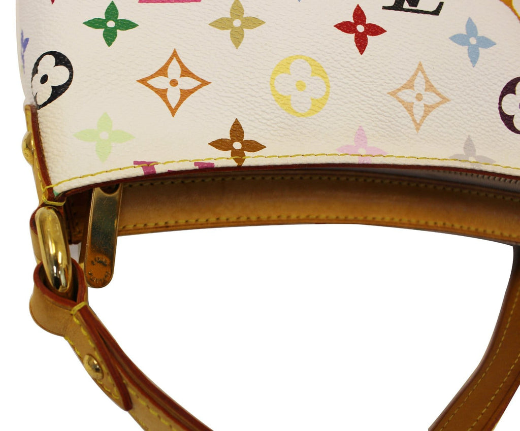 LOUIS VUITTON Monogram Multicolor Eliza White Shoulder Bag